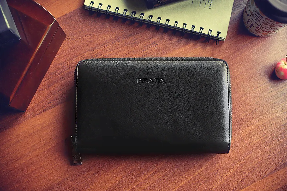 Портмоне Prada цвет Черный