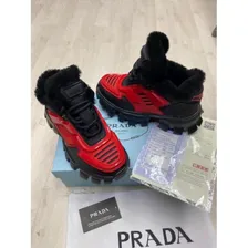Кроссовки женские зимние Prada - арт.211406