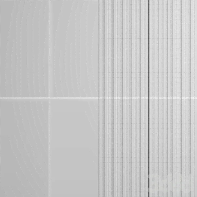 Porcelanosa prada tiles - Кафель, плитка - 3D модель-1