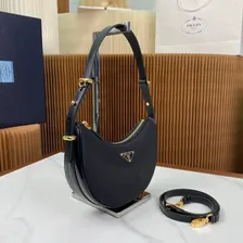 Женская сумка Prada Arque nylon черная