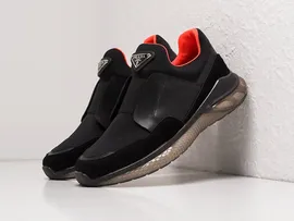 Кроссовки Prada черные мужские 10679-01