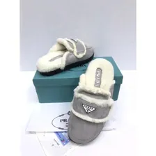 Мюли зимние женские Prada - арт.705697
