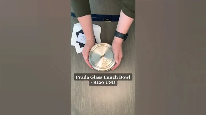 Prada Glass Lunch Bowl for $120, Do You Think Would Buy This Item?