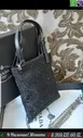 Сумка Prada Nylon с стразами