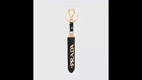PRADA Saffiano Leather Keychain 1PP067 053 F0002