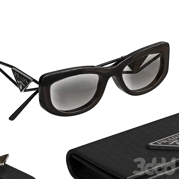 PRADA | Accessories set 1 - Декоративный набор - 3D модель-4