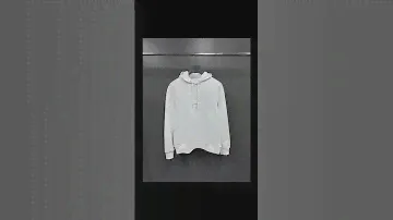 Prada Cotton Hoodie,Men, BlackWhite