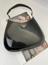 Женская сумка Prada Cleo кожаная черная